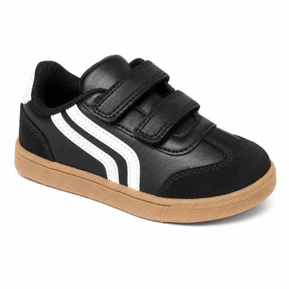 Toddler Boy Dakota Retro Court Sneakers by Cat & Jack Black Size 7 New With Box